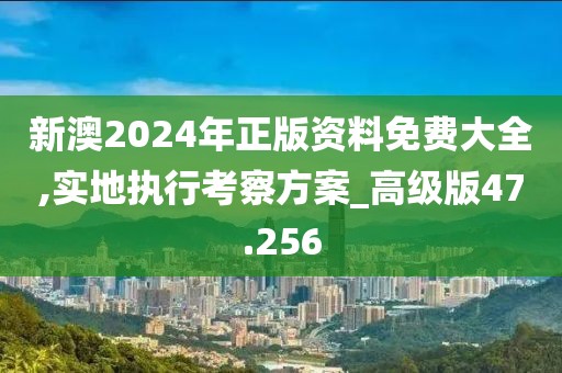 新澳2024年正版资料免费大全,实地执行考察方案_高级版47.256