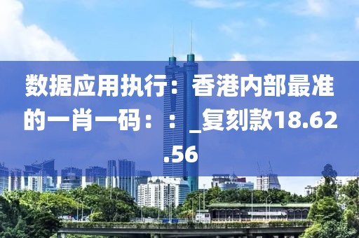 数据应用执行：香港内部最准的一肖一码：：_复刻款18.62.56