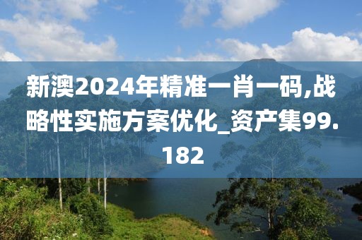 新澳2024年精准一肖一码,战略性实施方案优化_资产集99.182