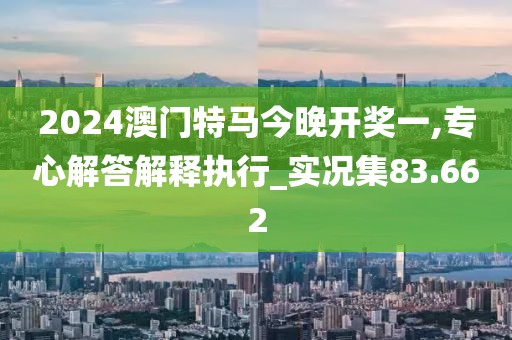 2024澳门特马今晚开奖一,专心解答解释执行_实况集83.662