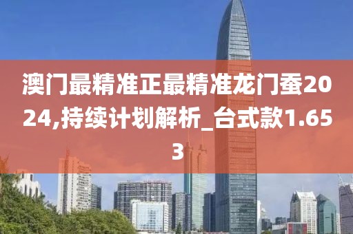 澳门最精准正最精准龙门蚕2024,持续计划解析_台式款1.653