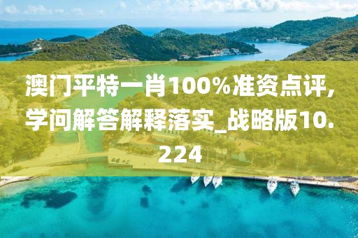 澳门平特一肖100%准资点评,学问解答解释落实_战略版10.224