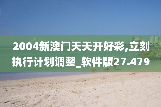 2004新澳门天天开好彩,立刻执行计划调整_软件版27.479