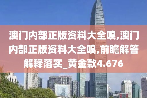 澳门内部正版资料大全嗅,澳门内部正版资料大全嗅,前瞻解答解释落实_黄金款4.676