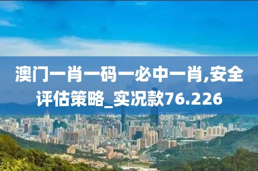 澳门一肖一码一必中一肖,安全评估策略_实况款76.226
