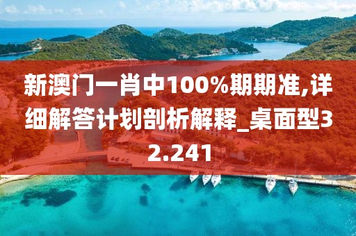 新澳门一肖中100%期期准,详细解答计划剖析解释_桌面型32.241
