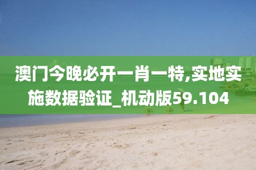 澳门今晚必开一肖一特,实地实施数据验证_机动版59.104