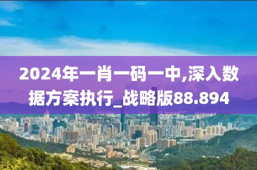 2024年一肖一码一中,深入数据方案执行_战略版88.894