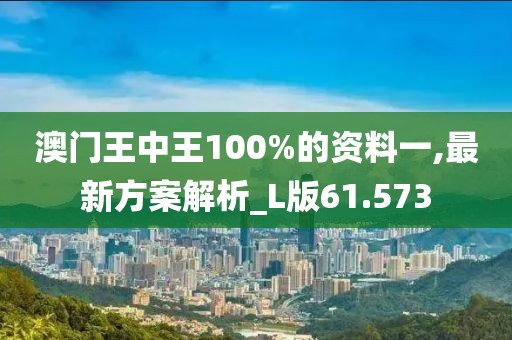 澳门王中王100%的资料一,最新方案解析_L版61.573