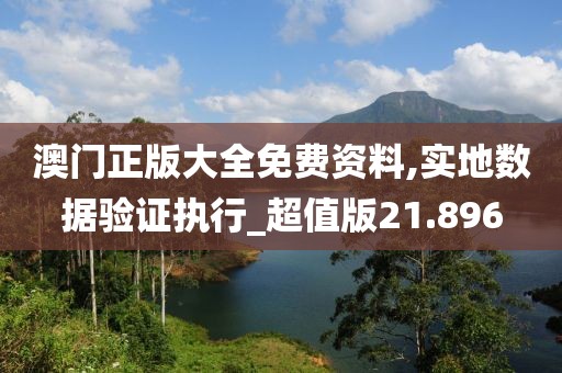 澳门正版大全免费资料,实地数据验证执行_超值版21.896
