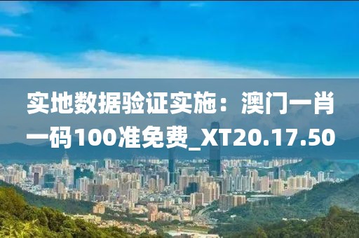 实地数据验证实施：澳门一肖一码100准免费_XT20.17.50