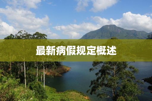 最新病假规定概述