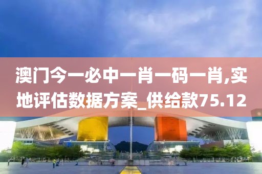 澳门今一必中一肖一码一肖,实地评估数据方案_供给款75.12