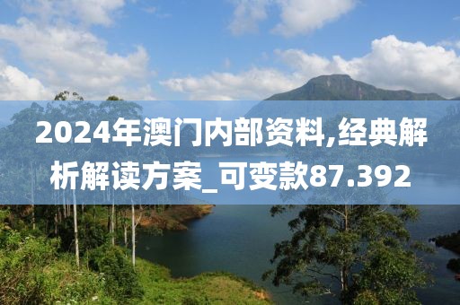 2024年澳门内部资料,经典解析解读方案_可变款87.392