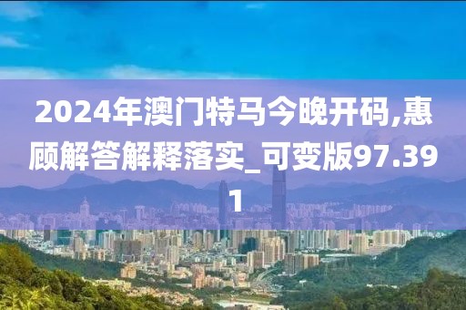 2024年澳门特马今晚开码,惠顾解答解释落实_可变版97.391