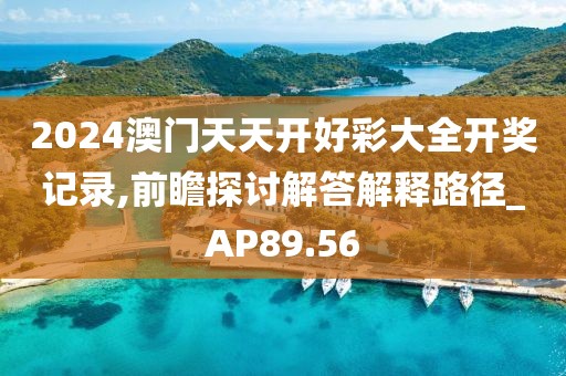 2024澳门天天开好彩大全开奖记录,前瞻探讨解答解释路径_AP89.56