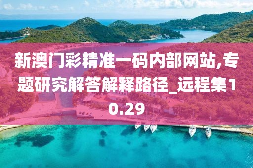 新澳门彩精准一码内部网站,专题研究解答解释路径_远程集10.29