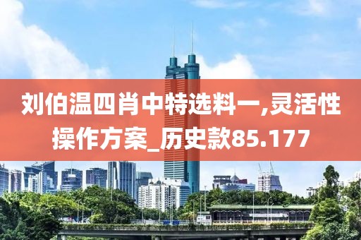 刘伯温四肖中特选料一,灵活性操作方案_历史款85.177