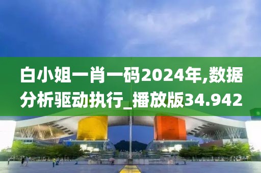 白小姐一肖一码2024年,数据分析驱动执行_播放版34.942