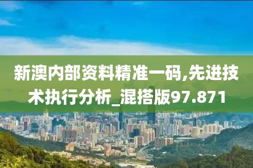 新澳内部资料精准一码,先进技术执行分析_混搭版97.871