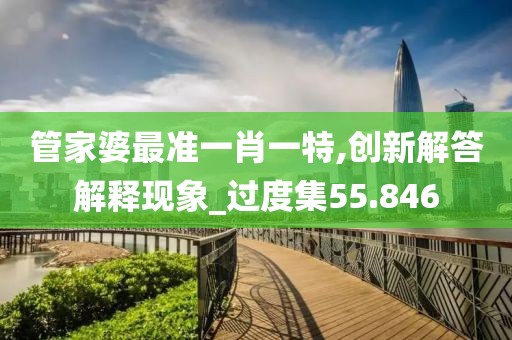 管家婆最准一肖一特,创新解答解释现象_过度集55.846
