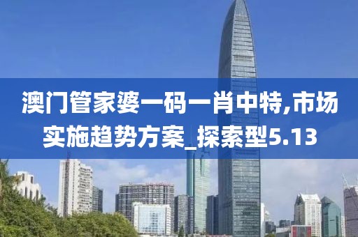 澳门管家婆一码一肖中特,市场实施趋势方案_探索型5.13