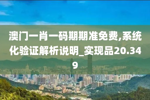 澳门一肖一码期期准免费,系统化验证解析说明_实现品20.349