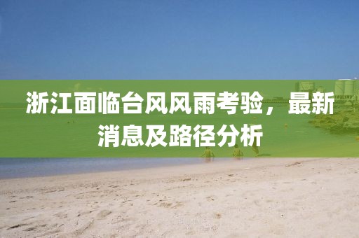 浙江面临台风风雨考验，最新消息及路径分析
