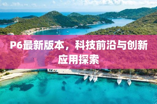 P6最新版本，科技前沿与创新应用探索