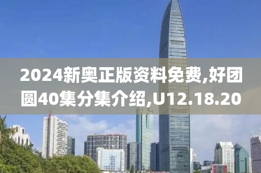 2024新奥正版资料免费,好团圆40集分集介绍,U12.18.20