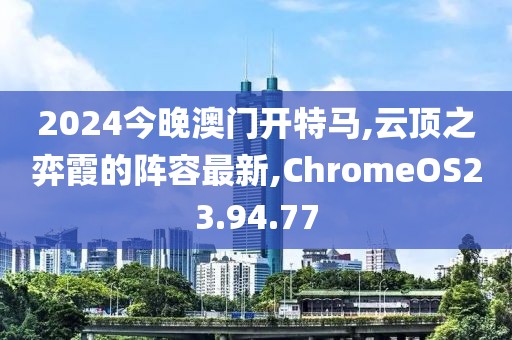 2024今晚澳门开特马,云顶之弈霞的阵容最新,ChromeOS23.94.77