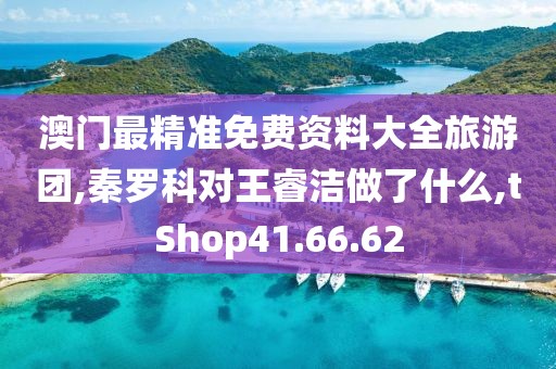 澳门最精准免费资料大全旅游团,秦罗科对王睿洁做了什么,tShop41.66.62