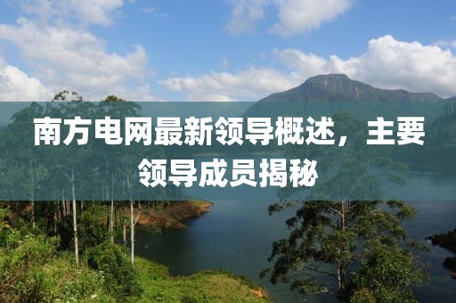 南方电网最新领导概述，主要领导成员揭秘
