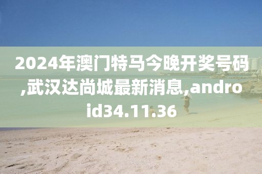 2024年澳门特马今晚开奖号码,武汉达尚城最新消息,android34.11.36
