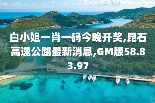 白小姐一肖一码今晚开奖,昆石高速公路最新消息,GM版58.83.97