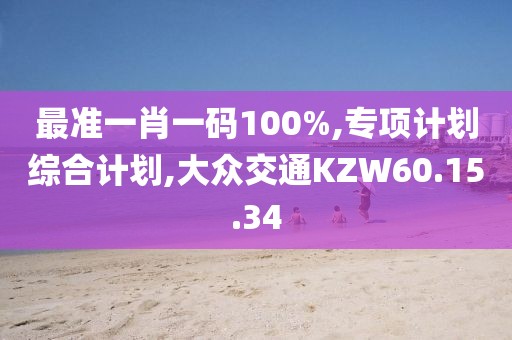 最准一肖一码100%,专项计划综合计划,大众交通KZW60.15.34