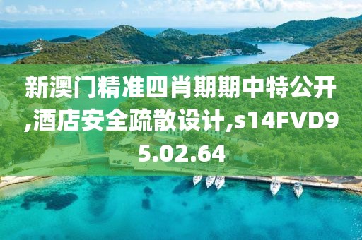 新澳门精准四肖期期中特公开,酒店安全疏散设计,s14FVD95.02.64