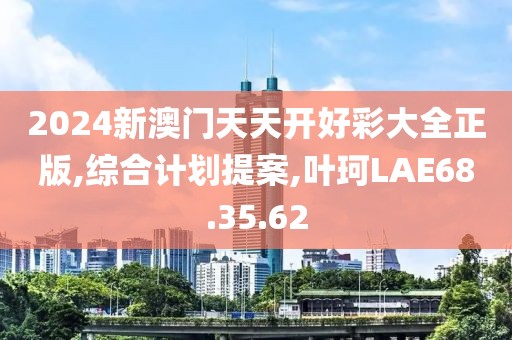 2024新澳门天天开好彩大全正版,综合计划提案,叶珂LAE68.35.62