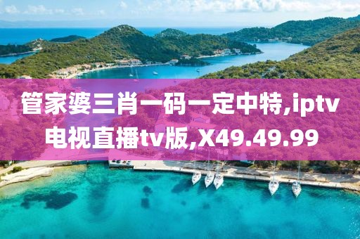 管家婆三肖一码一定中特,iptv电视直播tv版,X49.49.99
