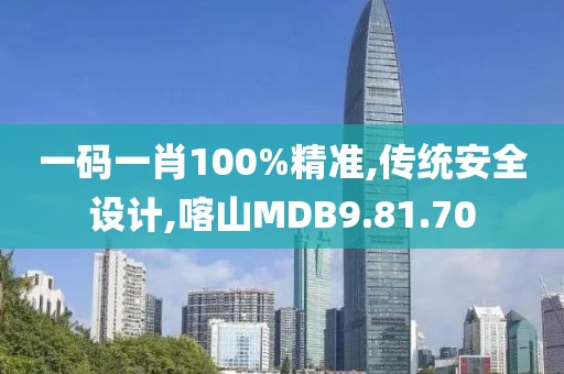 一码一肖100%精准,传统安全设计,喀山MDB9.81.70