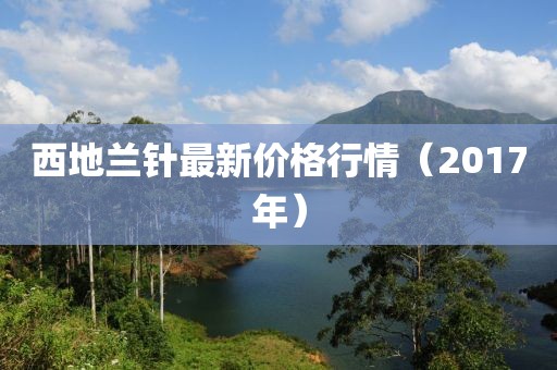 西地兰针最新价格行情（2017年）