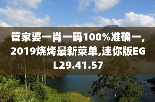 管家婆一肖一码100%准确一,2019烧烤最新菜单,迷你版EGL29.41.57