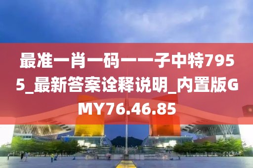 最准一肖一码一一子中特7955_最新答案诠释说明_内置版GMY76.46.85