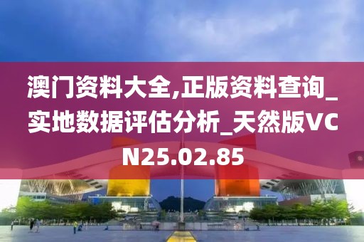 澳门资料大全,正版资料查询_实地数据评估分析_天然版VCN25.02.85