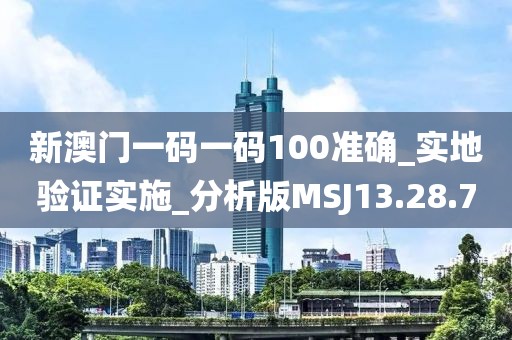 新澳门一码一码100准确_实地验证实施_分析版MSJ13.28.7