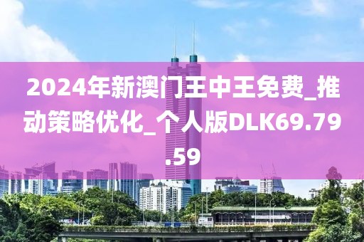 2024年新澳门王中王免费_推动策略优化_个人版DLK69.79.59