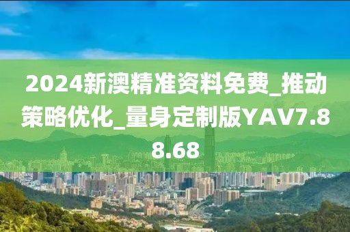 2024新澳精准资料免费_推动策略优化_量身定制版YAV7.88.68