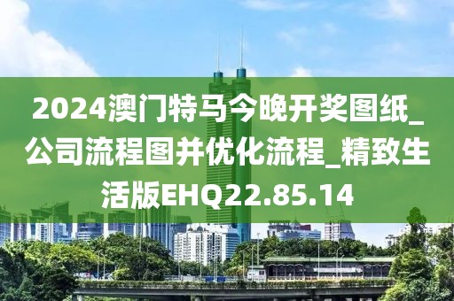 2024澳门特马今晚开奖图纸_公司流程图并优化流程_精致生活版EHQ22.85.14