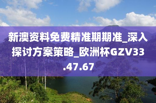 新澳资料免费精准期期准_深入探讨方案策略_欧洲杯GZV33.47.67