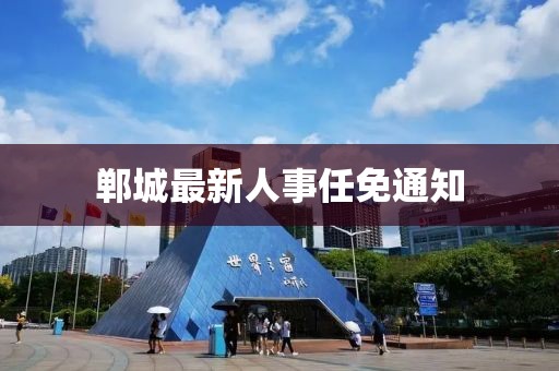 郸城最新人事任免通知